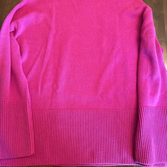 GAP Women's Crewneck Long Sleeve Wool Blend Cotton Pullover, Pink,‎ Size XL - Picture 8 of 8